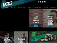 Tablet Screenshot of l-men.com